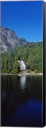 Framed Chatterbox Falls at Princess Louisa Inlet, British Columbia, Canada (vertical) Print