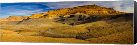 Framed Rock formations in a desert, Grand Staircase-Escalante National Monument, Utah Print