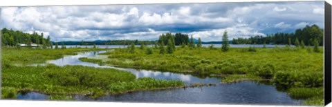 Framed Wetlandsin the Adirondack Mountains, New York State Print