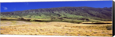 Framed Landscape with Haleakala Volcanic Crater, Maui, Hawaii, USA Print