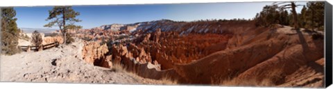 Framed Rock formations at Bryce Canyon National Park, Utah, USA Print