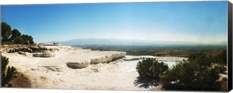 Framed Hot Springs and Pool Pamukkale, Denizli Province, Turkey Print