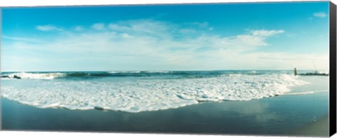 Framed View of the Atlantic Ocean at Fort Tilden beach, Queens, New York City, New York State, USA Print