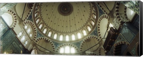 Framed Ceiling of Rustem Pasha mosque, Istanbul, Turkey Print