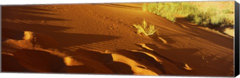 Framed Sand dunes in a desert, Jordan (horizontal) Print