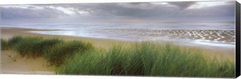 Framed Storm clouds over the sea, Newburgh Beach, Newburgh, Aberdeenshire, Scotland Print