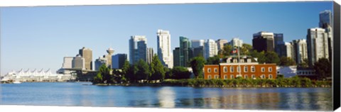 Framed City at the waterfront, Vancouver, British Columbia, Canada 2013 Print