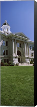 Framed Facade of a government building, Missoula County Courthouse, Missoula, Montana Print