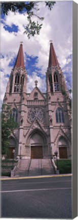 Framed Facade of the Cathedral of St. Helena, Helena, Montana, USA Print