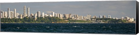 Framed Salvador skyline, Brazil Print