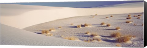 Framed View of the White Sands Desert in New Mexico Print