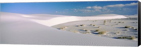 Framed Clouds Over the White Sands Desert Print
