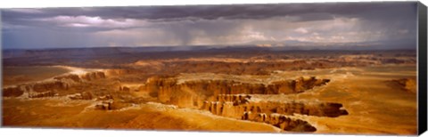 Framed Storm clouds over Canyonlands National Park, Utah Print