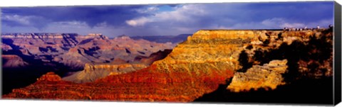 Framed Spectators at the Grand Canyon, Grand Canyon, Grand Canyon National Park, Arizona, USA Print