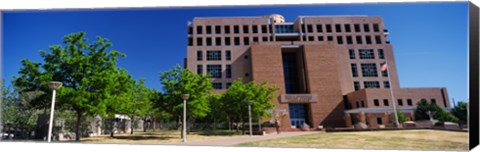 Framed Facade of a government building, Pete V.Domenici United States Courthouse, Albuquerque, New Mexico, USA Print