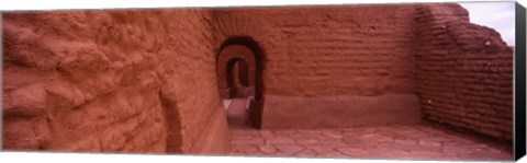 Framed Ruins at Pecos National Historical Park, New Mexico, USA Print