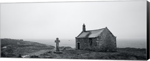 Framed St. Samson Chapel at Porspoder, Finistere, Brittany, France Print