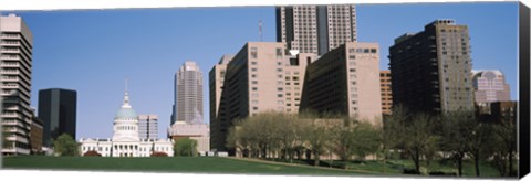 Framed Government building in a city, Old Courthouse, St. Louis, Missouri Print