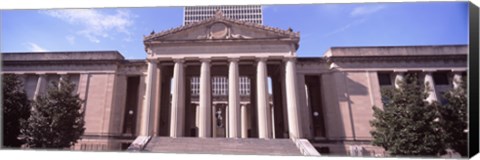 Framed Facade of the War Memorial Auditorium, Nashville, Tennessee Print