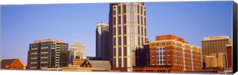 Framed Buildings in a downtown district, Nashville, Tennessee, USA 2013 Print