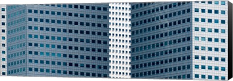 Framed Close up of buildings in Singapore Print