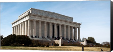 Framed Facade of the Lincoln Memorial, The Mall, Washington DC, USA Print