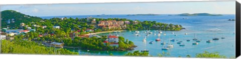 Framed Cruz Bay, St. John, US Virgin Islands Print