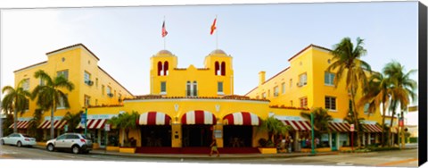 Framed Facade of a hotel, Colony Hotel, Delray Beach, Palm Beach County, Florida, USA Print