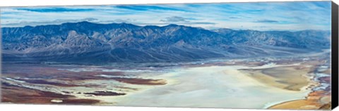 Framed Salt flats viewed from Dantes View, Death Valley, Death Valley National Park, California Print