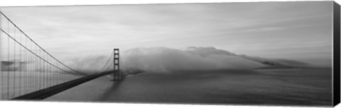 Framed Golden Gate Bridge and Fog San Francisco CA Print