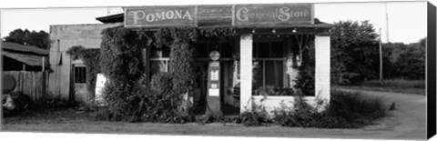 Framed General Store, Pomona, Illinois, USA Print