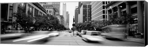 Framed Michigan Avenue, Chicago, Illinois, USA Print