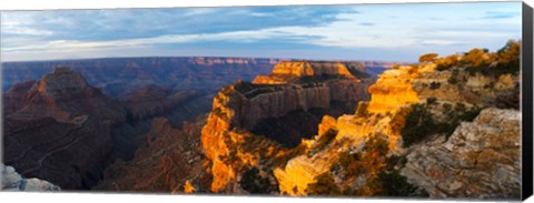 Framed Wotans Throne from Cape Royal, North Rim, Grand Canyon National Park, Arizona, USA Print