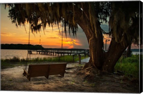 Framed Savannah Sunset Print