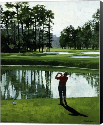 Framed Golf Course 9 Print