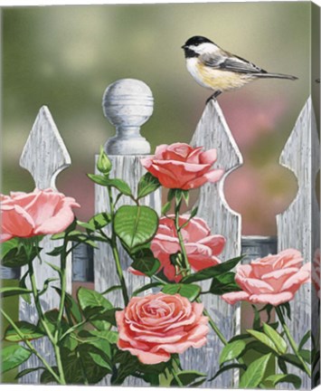 Framed Country Garden Print