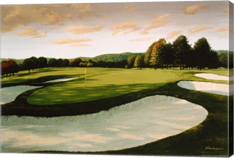 Framed Golf Course  8 Print