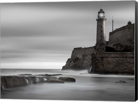 Framed Morrow Lightnhouse Print