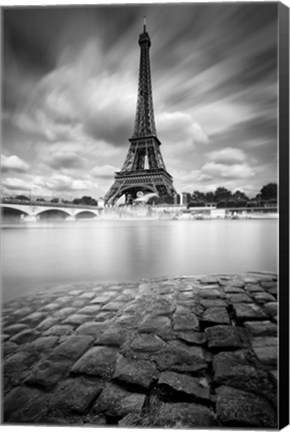Framed Eiffel Tower Study I Print