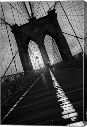 Framed Brooklyn Bridge Study I Print