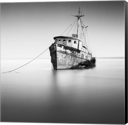 Framed Barco Hundido Print