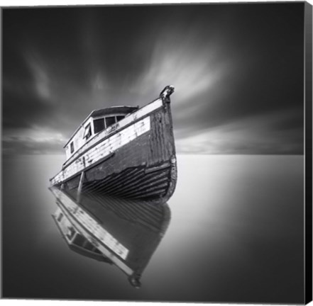 Framed My Boat III Print