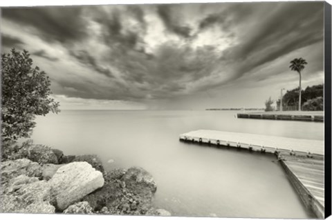 Framed Biscayne Storm Print