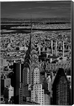 Framed Four Smokestacks Print