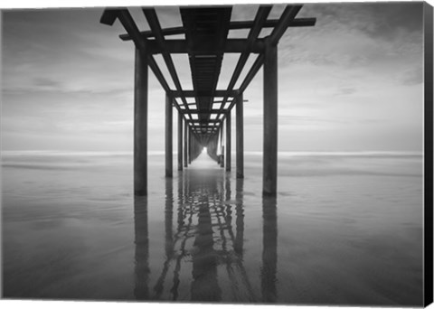 Framed Ocean Door 2 Print