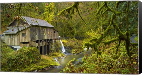 Framed Cedar Creek Grist Mill Print