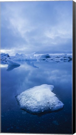 Framed Icebergs 1 Vertical Print