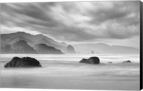 Framed Ecola Beach 1 Print