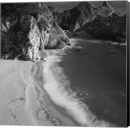 Framed Waterfall Beach Print