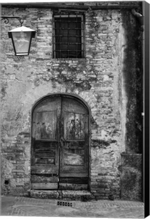 Framed San Griminiano Door Print